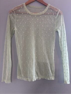 😎 Gardencor Romantic Fairy sheer long sleeve Y2K top